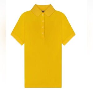 Loudmouth Heritage golf polo shirt Lemon Chrome color Size Large